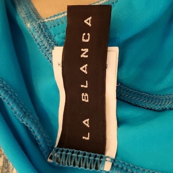 LA BLANCA ISLAND GODDESS SHIRRED ONE PIECE BATHING SUIT - Picture 8 of 9